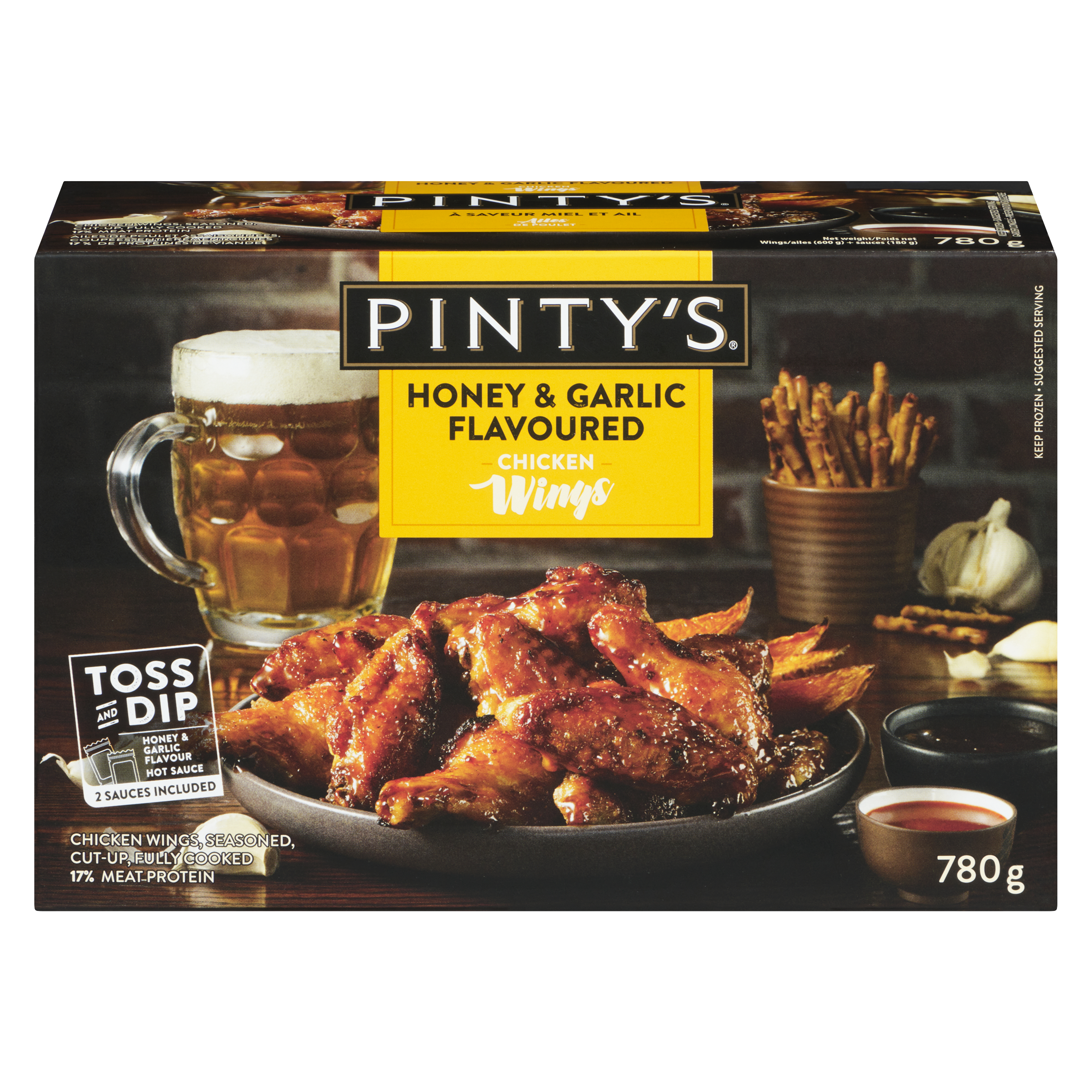 PINTYS WINGS HONEY GARLIC